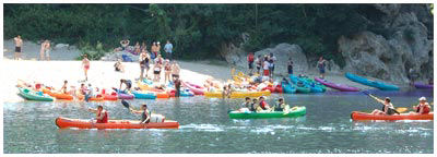 canoës en Ardèche